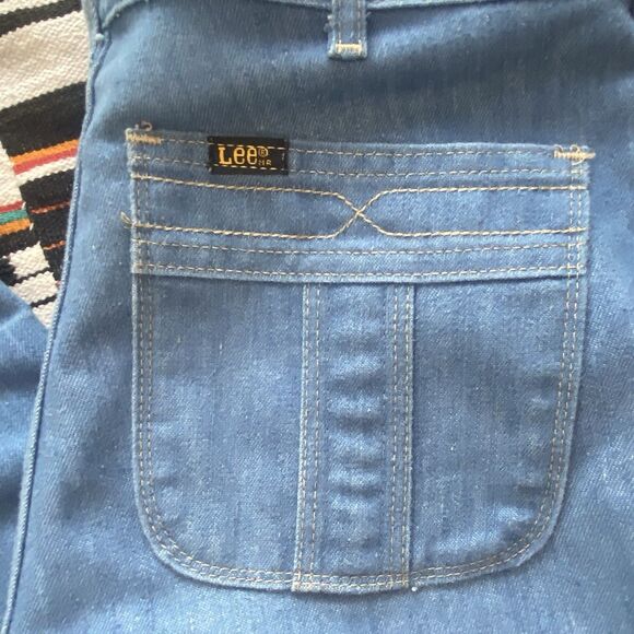 Vintage 70’s Lee Denim Straight Boot Flare Jeans. Double Seam. Size 31/30. - Picture 2 of 14